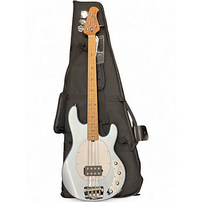 Used Sterling by Music Man Ray34 FIREMIST SILVER Electric Bass Guitar