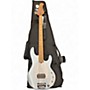 Used Sterling by Music Man Ray34 FIREMIST SILVER Electric Bass Guitar FIREMIST SILVER