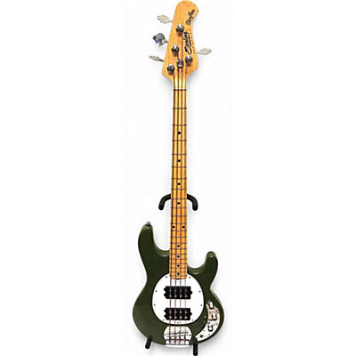 Used Sterling by Music Man Ray34 Green Electric Bass Guitar