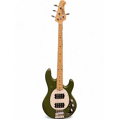 Used Sterling by Music Man Ray34 Green Electric Bass Guitar