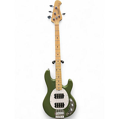 Used Sterling by Music Man Ray34 Green Electric Bass Guitar