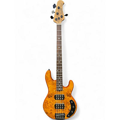 Used Sterling by Music Man Ray34 HH Amber Electric Bass Guitar