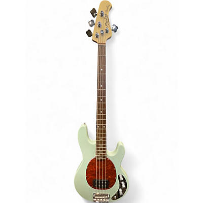 Used Sterling by Music Man Ray34 Mint Green Electric Bass Guitar