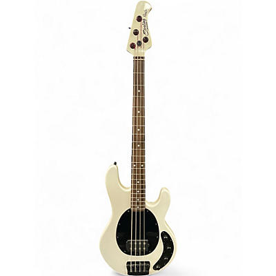 Used Sterling by Music Man Ray34 Pearl White Electric Bass Guitar
