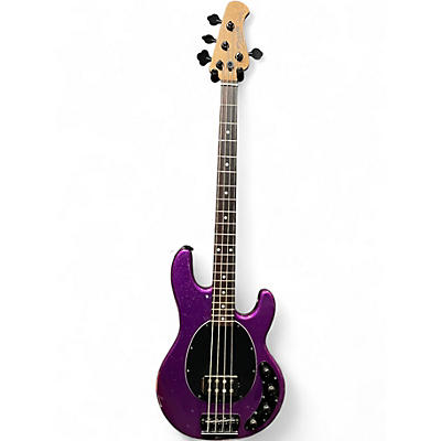 Used Sterling by Music Man Ray34 Purple Sparkle Electric Bass Guitar