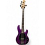 Used Sterling by Music Man Ray34 Purple Sparkle Electric Bass Guitar Purple Sparkle
