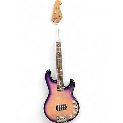Used Sterling by Music Man Ray34 Purple Sunset Electric Bass Guitar