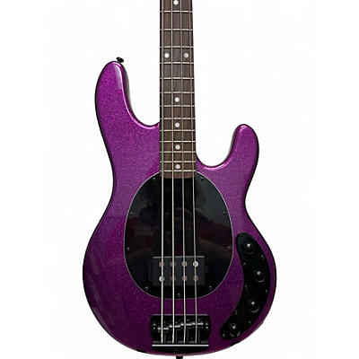 Sterling by Music Man Used Sterling by Music Man Ray34 Purple sparkle Electric Bass Guitar