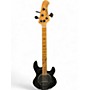 Used Sterling by Music Man Ray34 Sassafras Black Electric Bass Guitar Black