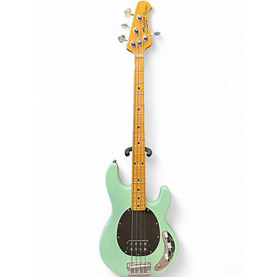 Used Sterling by Music Man Ray34 Seafoam Green Electric Bass Guitar
