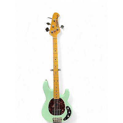 Used Sterling by Music Man Ray34 Seafoam Green Electric Bass Guitar