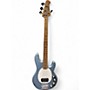Used Sterling by Music Man Ray34 Silver Electric Bass Guitar Silver