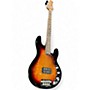 Used Sterling by Music Man Ray34 Spalted Maple Sunburst Electric Bass Guitar Sunburst