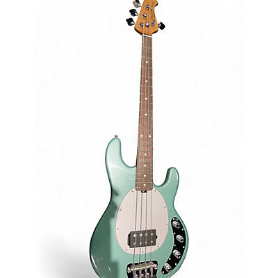 Sterling by Music Man Used Sterling by Music Man Ray34 Teal Electric Bass Guitar