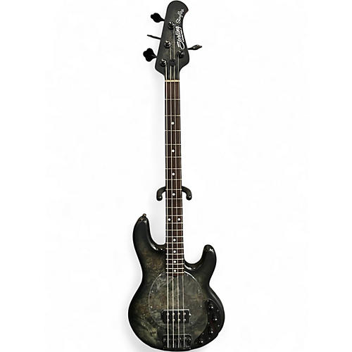 Used Sterling by Music Man Ray34 Trans Black Electric Bass Guitar Trans Black