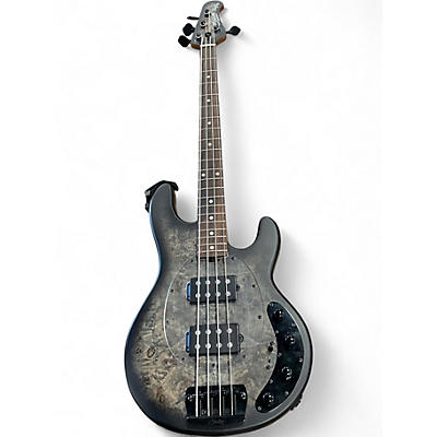 Used Sterling by Music Man Ray34 Trans Black Satin Electric Bass Guitar