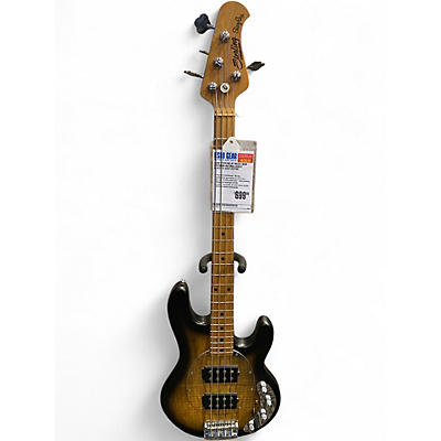 Used Sterling by Music Man Ray34 hh natural burst Electric Bass Guitar