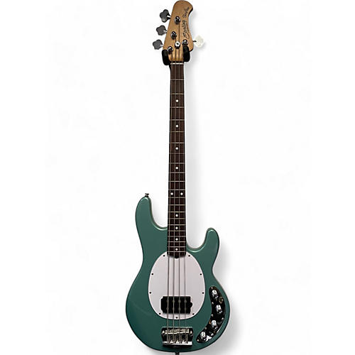 Sterling by Music Man Used Sterling by Music Man Ray34 with Roasted Maple Neck Dorado Green Electric Bass Guitar Dorado Green