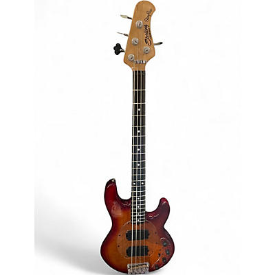 Used Sterling by Music Man Ray34HH BLOOD ORANGE BURST Electric Bass Guitar