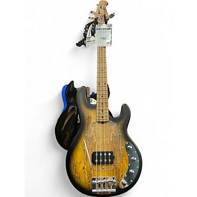 Used Sterling by Music Man Ray34PB Spalted Maple Electric Bass Guitar