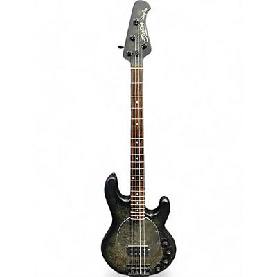 Sterling by Music Man Used Sterling by Music Man Ray34PB Trans Black Electric Bass Guitar