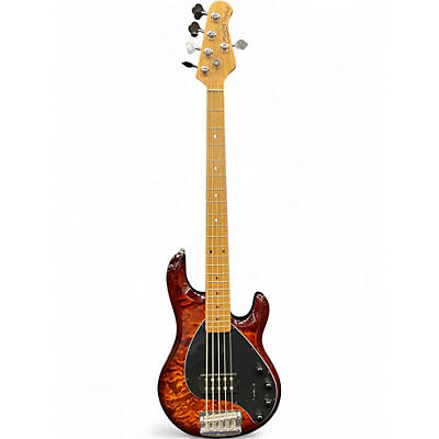 Used Sterling by Music Man Ray35 5 String 2 Color Sunburst Electric Bass Guitar