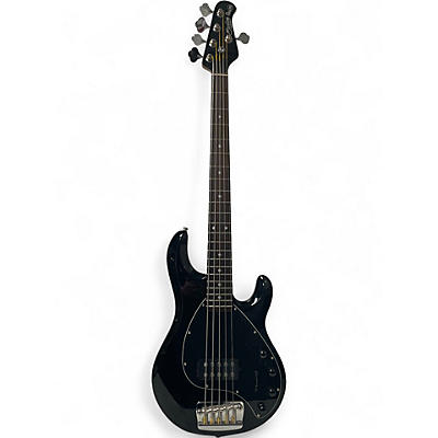 Used Sterling by Music Man Ray35 5 String Black Electric Bass Guitar