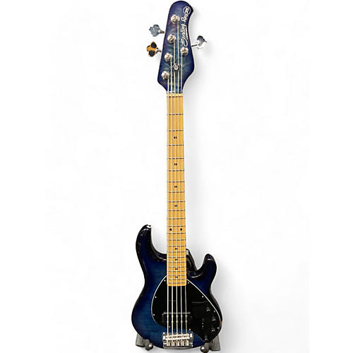 Sterling by Music Man Used Sterling by Music Man Ray35 5 String Blue Electric Bass Guitar Blue