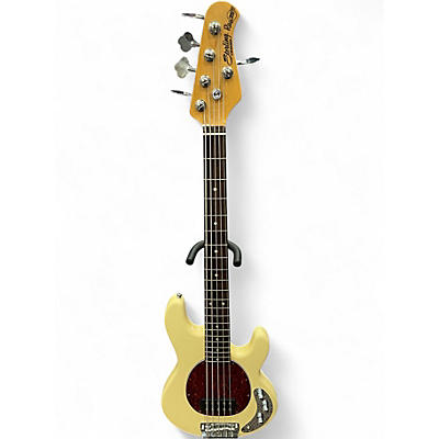 Used Sterling by Music Man Ray35 5 String Cream Electric Bass Guitar
