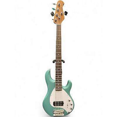 Used Sterling by Music Man Ray35 5 String DORADO GREEN Electric Bass Guitar