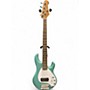 Used Sterling by Music Man Ray35 5 String DORADO GREEN Electric Bass Guitar DORADO GREEN