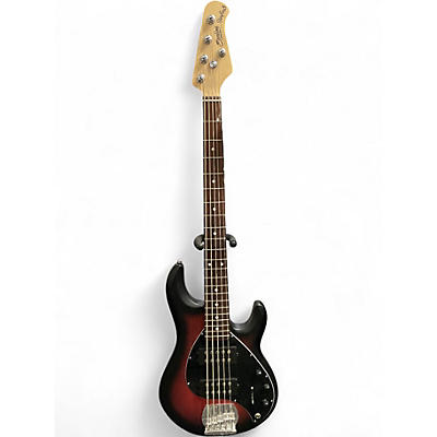 Used Sterling by Music Man Ray35 5 String Maroon Electric Bass Guitar