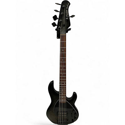 Used Sterling by Music Man Ray35 5 String Trans Black Electric Bass Guitar