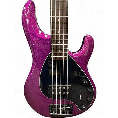 Used Sterling by Music Man Ray35 Purple Electric Bass Guitar