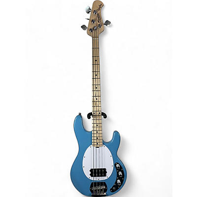 Used Sterling by Music Man Ray4 Blue Electric Bass Guitar