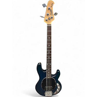 Used Sterling by Music Man Ray4 Blue Electric Bass Guitar