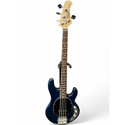 Used Sterling by Music Man Ray4 Blue Sapphire Electric Bass Guitar