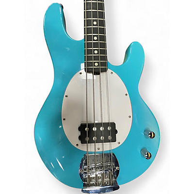 Used Sterling by Music Man Ray4 CHOPPER BLUE Electric Bass Guitar
