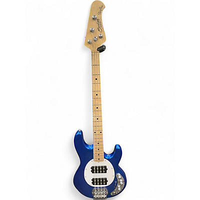 Used Sterling by Music Man Ray4 Cobra Blue Electric Bass Guitar