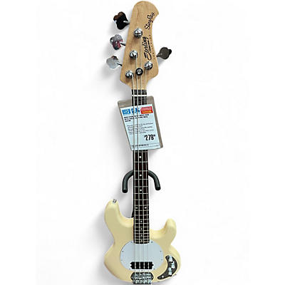 Used Sterling by Music Man Ray4 Cream Electric Bass Guitar