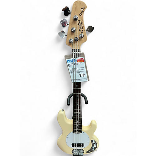 Used Sterling by Music Man Ray4 Cream Electric Bass Guitar Cream