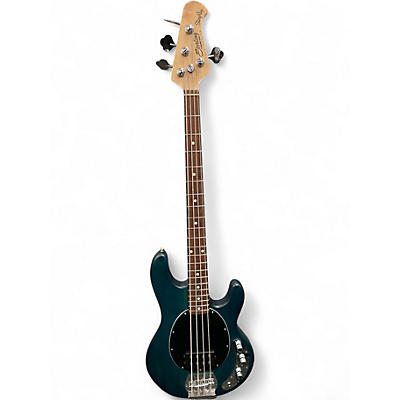 Used Sterling by Music Man Ray4 Dark Green Electric Bass Guitar