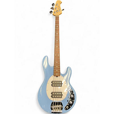 Used Sterling by Music Man Ray4 HH Daphne Blue Electric Bass Guitar
