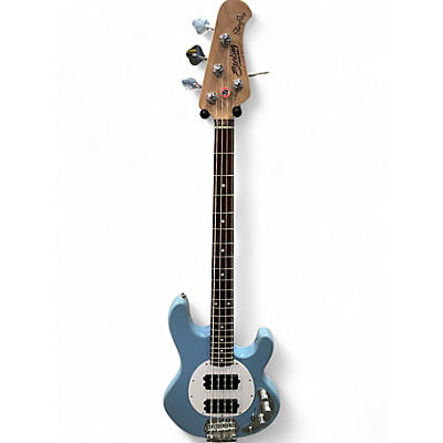 Used Sterling by Music Man Ray4 HH POWDER BLUE Electric Bass Guitar