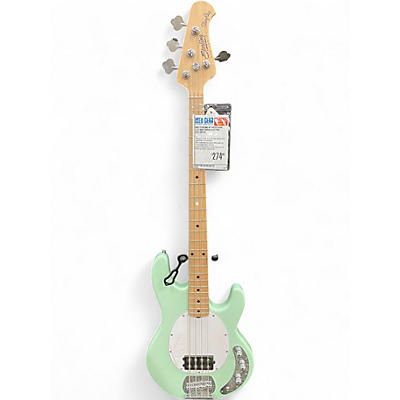 Used Sterling by Music Man Ray4 Mint Green Electric Bass Guitar