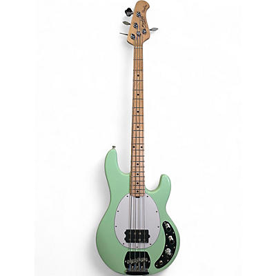 Used Sterling by Music Man Ray4 Mint Green Electric Bass Guitar