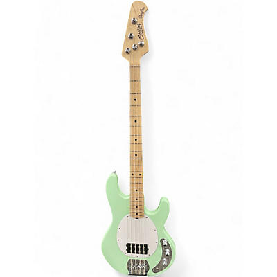 Used Sterling by Music Man Ray4 Mint Green Electric Bass Guitar