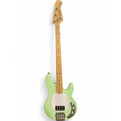 Used Sterling by Music Man Ray4 Mint Green Electric Bass Guitar