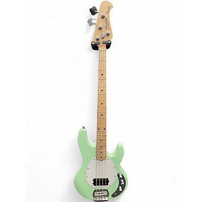 Used Sterling by Music Man Ray4 Mint Green Electric Bass Guitar