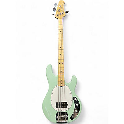 Used Sterling by Music Man Ray4 Mint Green Electric Bass Guitar